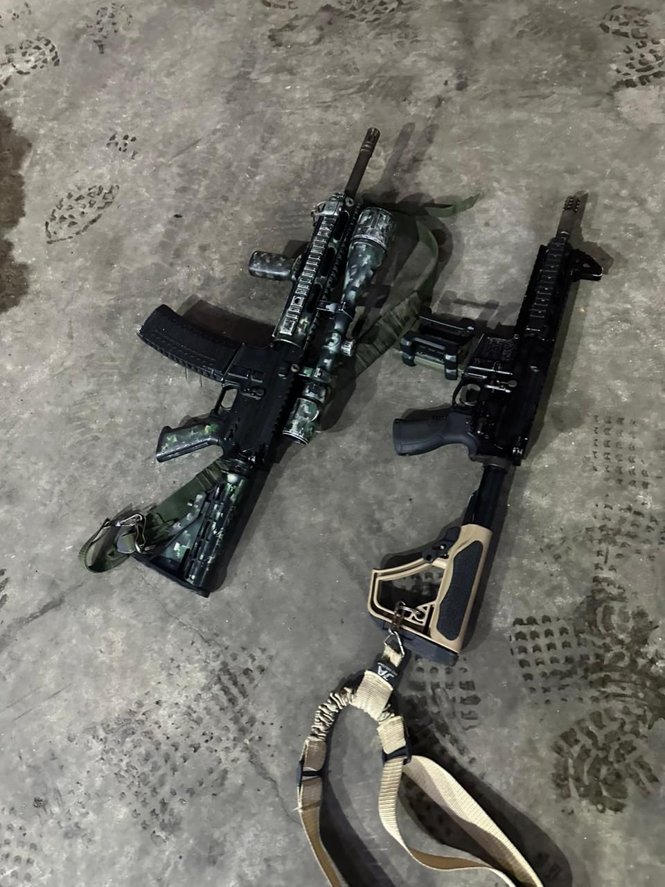 Armas apreendidas por policiais durante a ação / Polícia Civil/Divulgação
