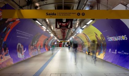 Em comemoração ao aniversário de SP, estação abre mostra sobre Candido Portinari