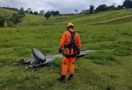 Queda de avião deixa pelo menos três mortos em Itapeva, no sul de Minas