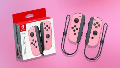 novos controles na cor rosa