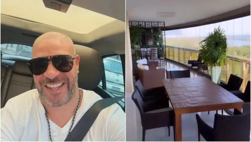 Adriano Imperador mostrou o seu novo apartamento