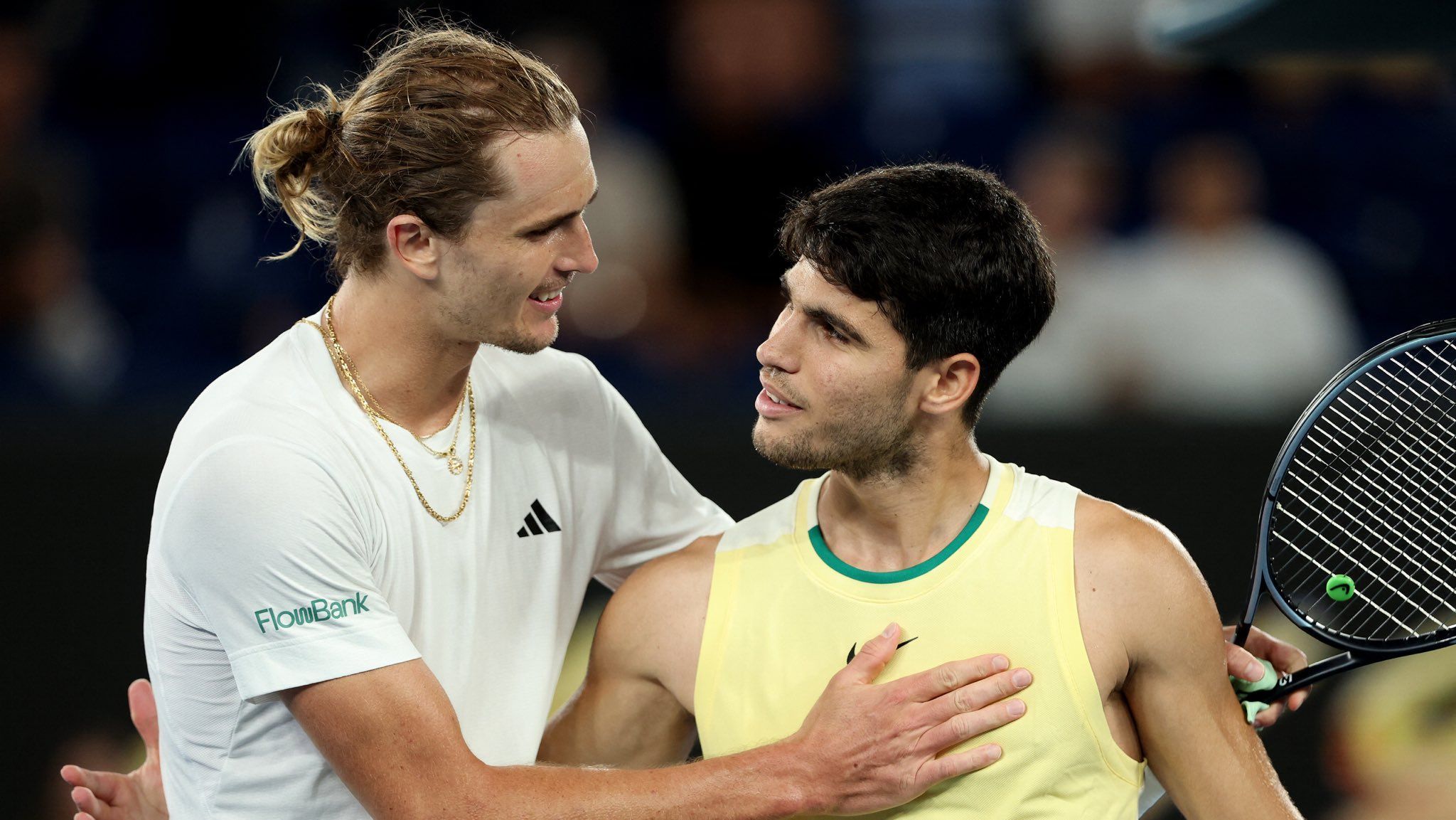 Alexander Zverev e Carlos Alcaraz