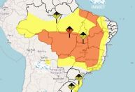Inmet emite alerta de tempestades para 12 Estados e DF