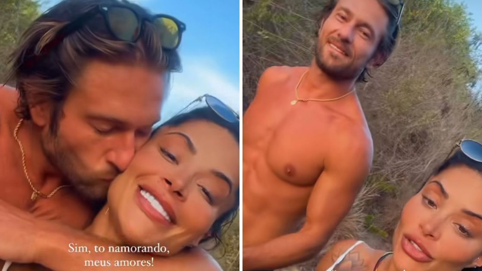 Aline Campos e novo namorado
