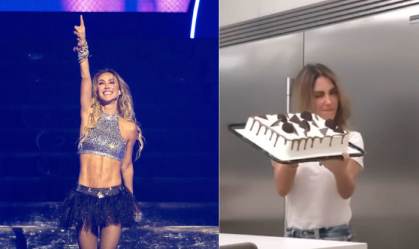 Anahí cumpre promessa feita em "Rebelde" e recria cena quase 20 anos depois