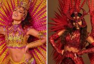 Anitta homenageia escolas de samba em pré-Carnaval; veja os looks