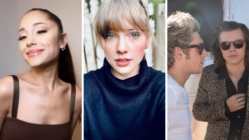 Ariana Grande, Taylor Swift e One Direction possuem músicas que completam uma década neste ano
