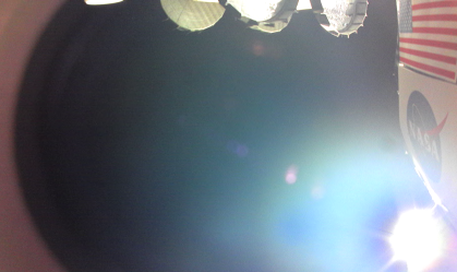 Câmeras a bordo do Peregrine capturam a bandeira dos EUA e a insígnia da Nasa em um dos tanques do módulo de pouso, para indicar o retorno dos EUA à Lua.