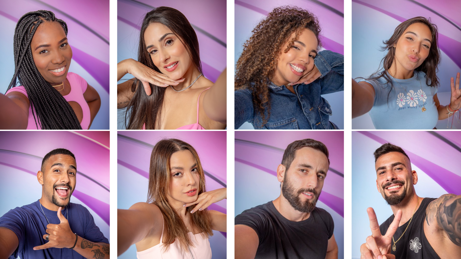 Alguns dos integrantes do BBB24