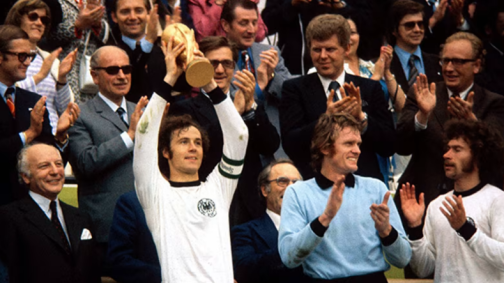 Beckenbauer venceu Copa do Mundo em 1974 com a Alemanha