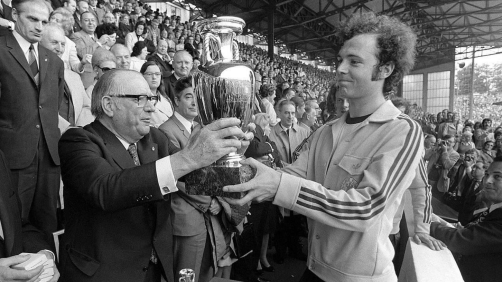 Beckenbauer venceu Eurocopa com a Alemanha em 1972