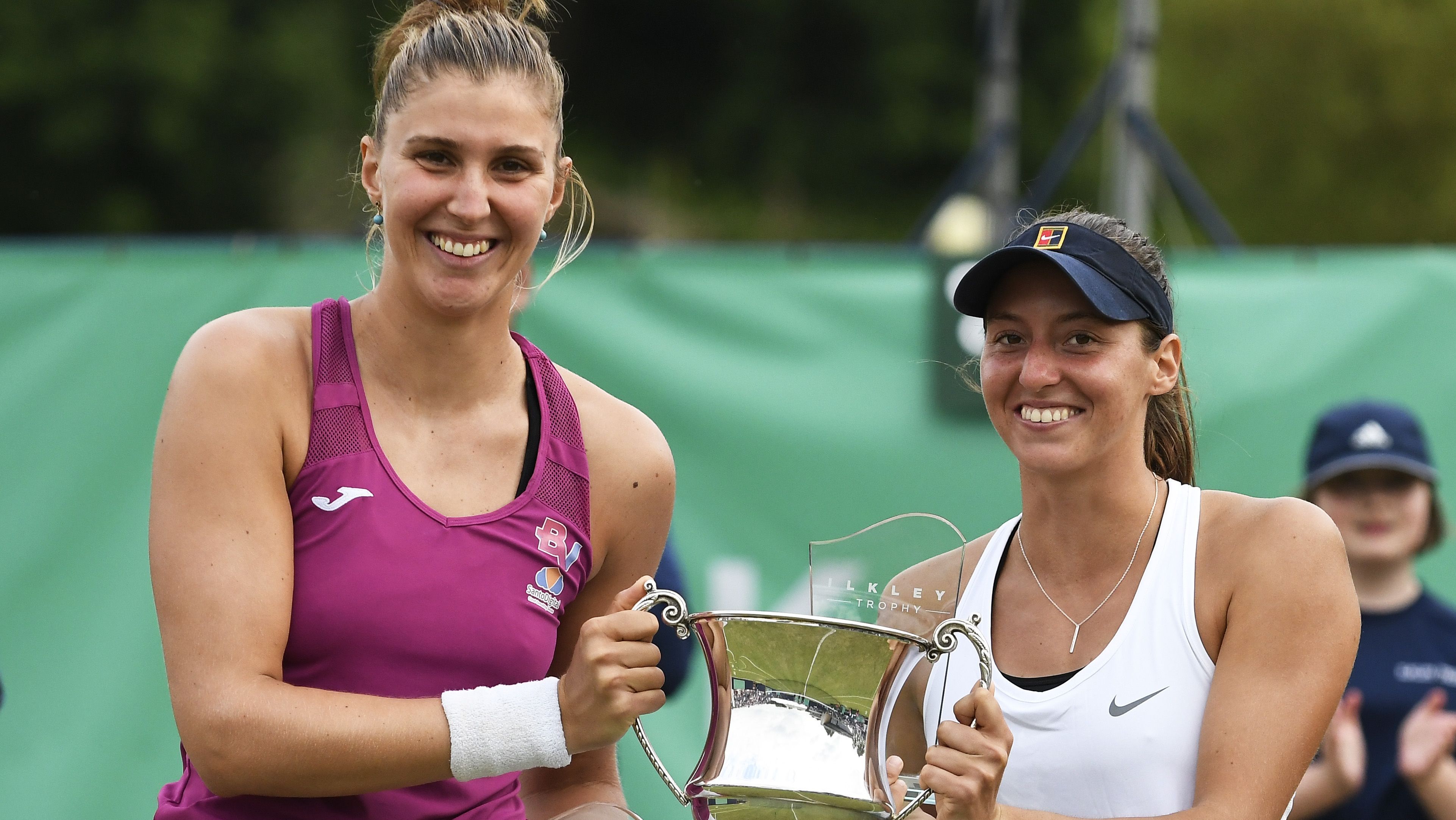 Bia Haddad e Luisa Stefani venceram o torneio de duplas do W100 de Ilkley, na Inglaterra, em 2019
