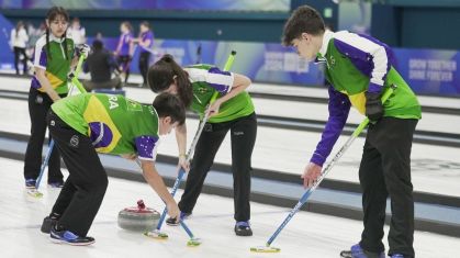 Brasil venceu a Alemanha no torneio de equipes mistas do curling nos Jogos Olímpicos da Juventude