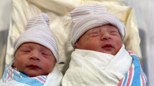 Ezra e Ezekiel Humphrey nasceram no Hospital Virtua Voorhees em Nova Jersey