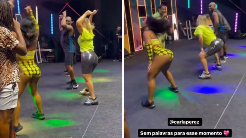 É o Tchan com Carla Perez
