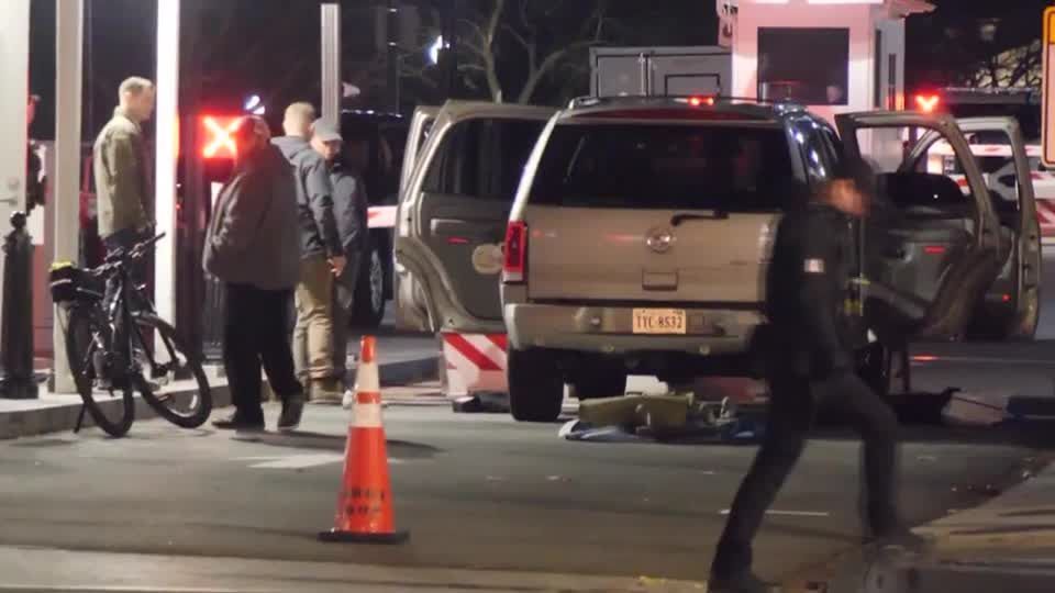 Vehicle crashes into White House gate