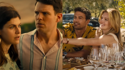 Personagens Rachel e Shane da 1ª temporada e o casal Daphne e Cameron da segunda temporada de "The White Lotus"