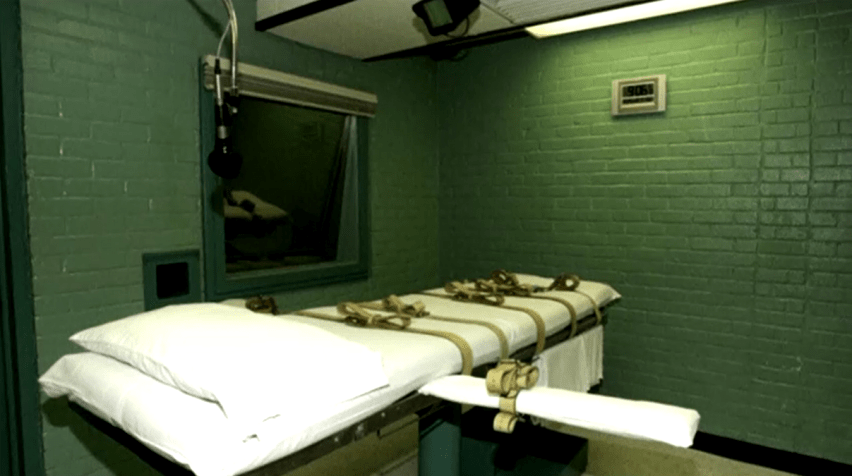 Cela de execução em prisão nos EUA / Departamento de correções do Alabama e do Arkansas/Departamento de Justiça Penal do Texas