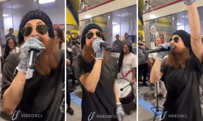 Claudia Leitte canta em estação de metrô em Salvador