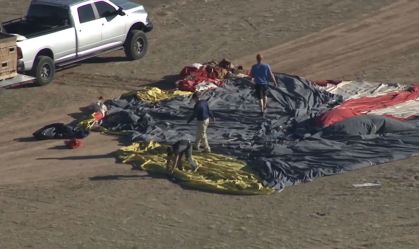 Queda de balão de ar quente no deserto do Arizona deixa 4 mortos e 1 gravemente ferido