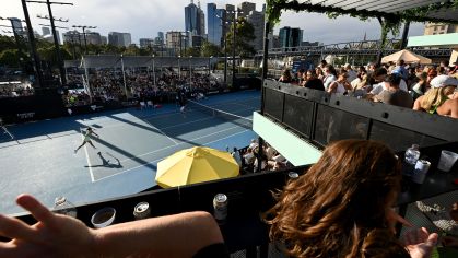 Courtside Bar é atração no Australian Open