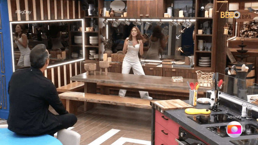 Cozinha do BBB25 deixará VIP e Xepa frente a frente • Reprodução/ TV Globo