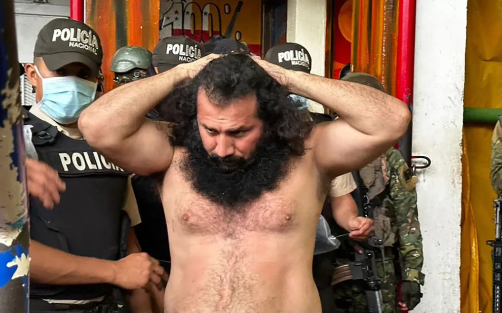 José Adolfo Macias, líder do grupo criminoso Los Choneros / Reprodução/Forças Armadas do Equador