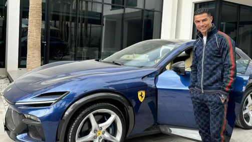 Cristiano Ronaldo tem coleção de carros avaliada em mais de R$ 100 milhões