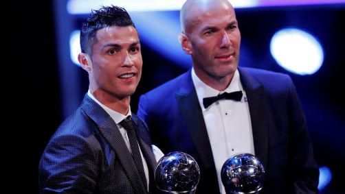 Cristiano Ronaldo e Zidane no Fifa The Best 2017
