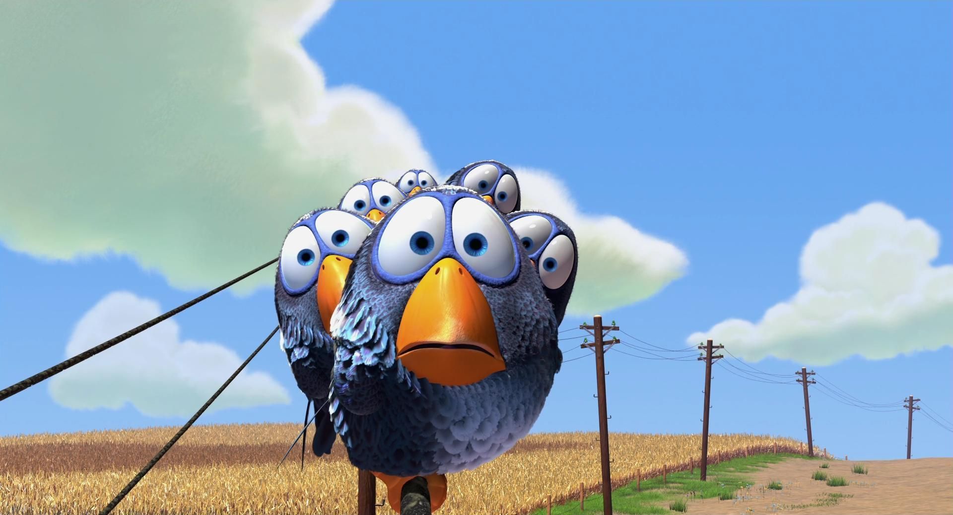 "Coisas de pássaros" acompanha um grupo de passarinhos zombando de um pássaro diferente / Pixar/Divulgação