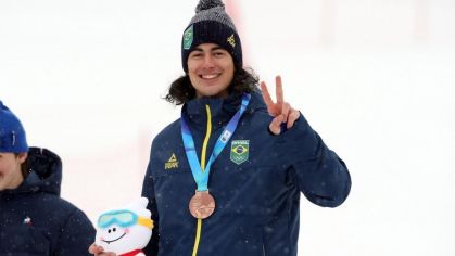 Zion Bethonico conquistou o bronze no snowboard cross nos Jogos Olímpicos de Inverno da Juventude