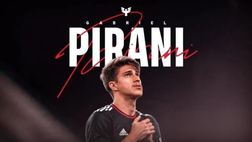Santos oficializou venda de Gabriel Pirani para o DC United, da MLS