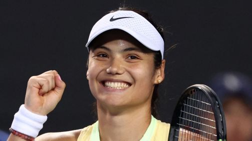 Emma Raducanu avançou na primeira rodada do Australian Open