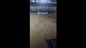 Enchente em Mesquita, na Baixada Fluminense