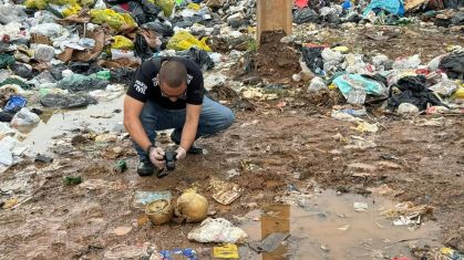 Crânios foram encontrados em Governador Valadares (MG)