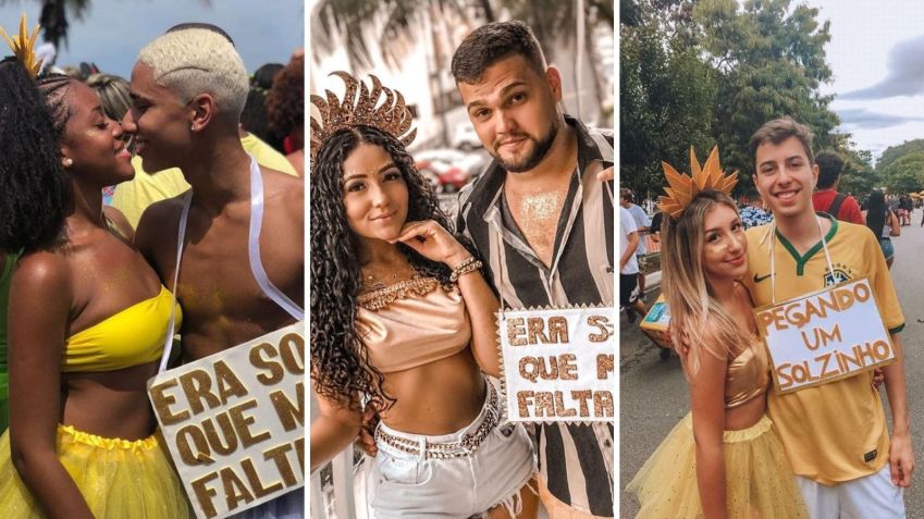 Fantasia "Era sol que me faltava" / Reprodução/Pinterest