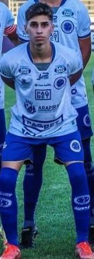 Jogador Felipe Prior, do Cruzeiro de Arapiraca / Reprodução/Instagram Cruzeiro de Arapiraca