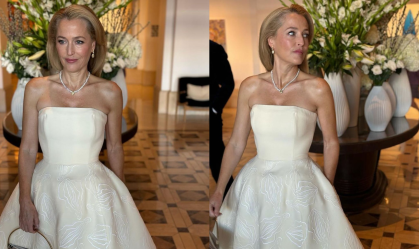 Gillian Anderson chocou o tapete vermelho do Globo de Ouro; entenda por quê