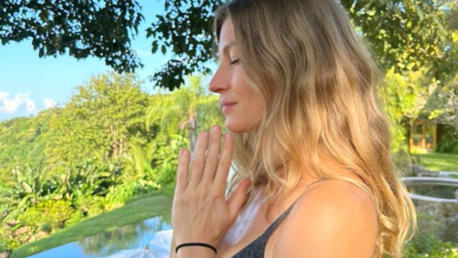 Gisele em foto compartilhada durante o Thanksgiving, em novembro de 2023