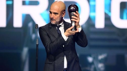 Pep Guardiola é eleito melhor técnico do mundo pelo prêmio Fifa The Best