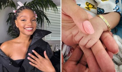 Halle Bailey, de "A Pequena Sereia", anuncia nascimento do primeiro filho