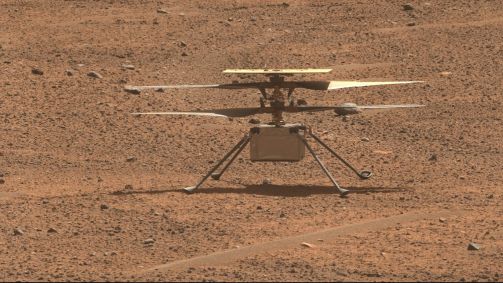 Helicóptero Ingenuity da Nasa em Marte.