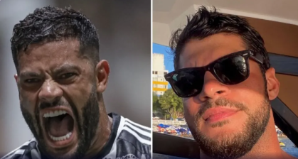 Hulk e Plinio Simões viraram assuto nas redes pela semelhança física