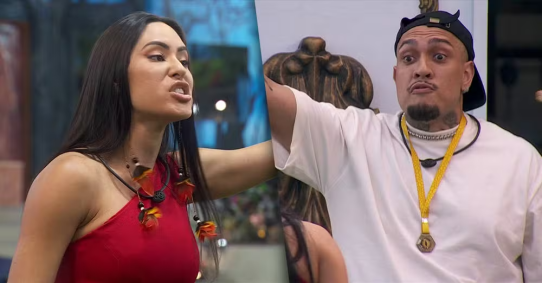 Isabelle e MC Bin Laden discutem no BBB24