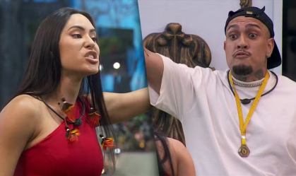 Isabelle e MC Bin Laden discutem no BBB24