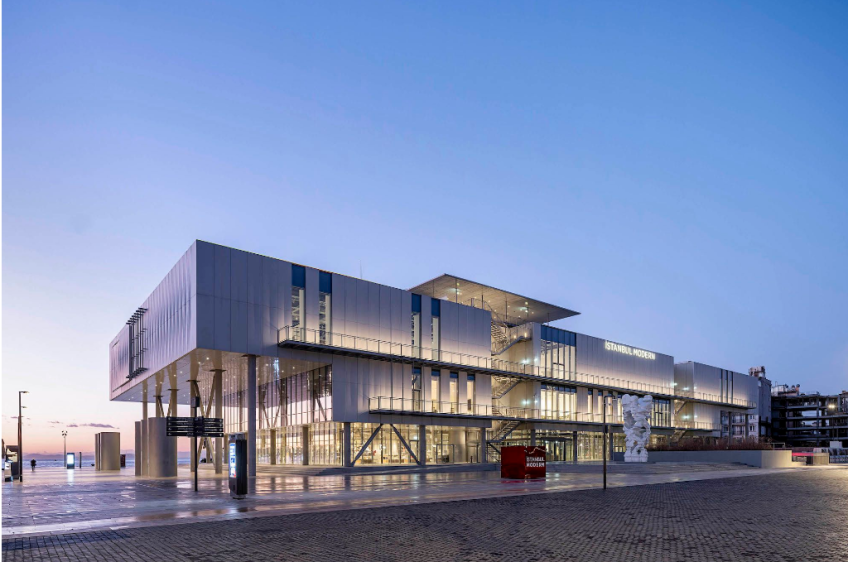 Os arquitetos da Renzo Piano Building Workshop projetaram um novo lar elegante para a arte contemporânea em Istambul. / Cemal Emden/Architectural Digest