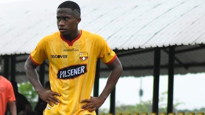 Jair Lemos quando atuava pelo Barcelona de Guayaquil