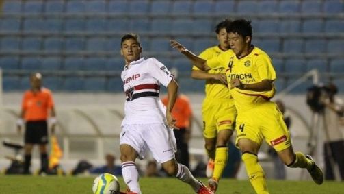 Kashiwa empatou com o São Paulo na Copa SP de 2014