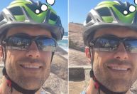 Após acidente, Kayky Brito volta a andar de bicicleta: 