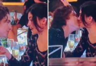 Kylie Jenner e Timothée Chalamet se beijam durante o Globo de Ouro